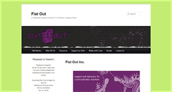 Desktop Screenshot of flatout.org.au